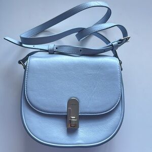Alxiliary Saddle Cross Body Bag Light Blue